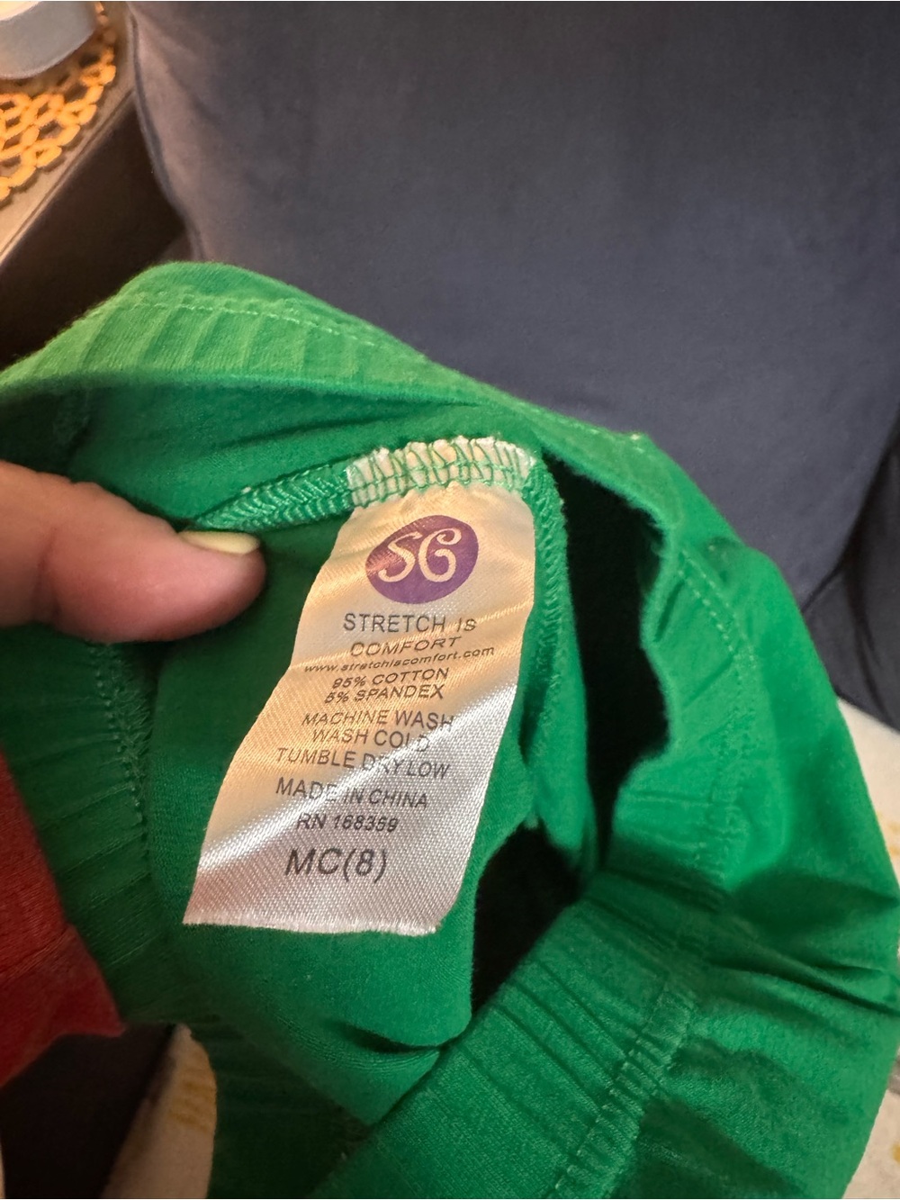 SG Stretch Comfort Green Top